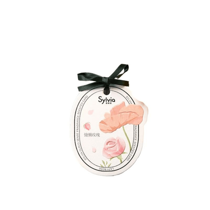 Aromatherapy Card Indoor Bedroom Wardrobe Home Light Fragrance Long Lasting Lazy Rose 1 Piece