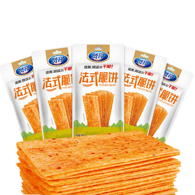 Crispy Spicy Strips Non-Fried Snack  58g x5 Packs