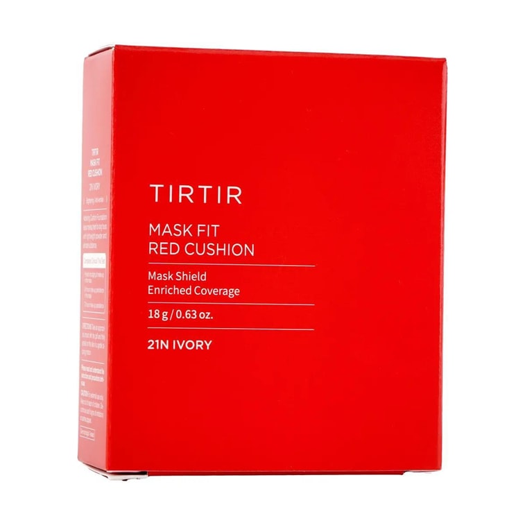 Mask Fit Red Cushion Foundation, Mask Shield Enriched Coverage 21N Ivory, 0.63 oz @COSME Award 4