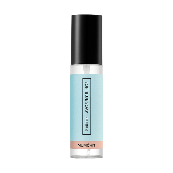 MUMCHIT 향이 나는 패브릭 향수 - 의류 향수, 항균 아로마 100ml #소프트 블루 비누 향