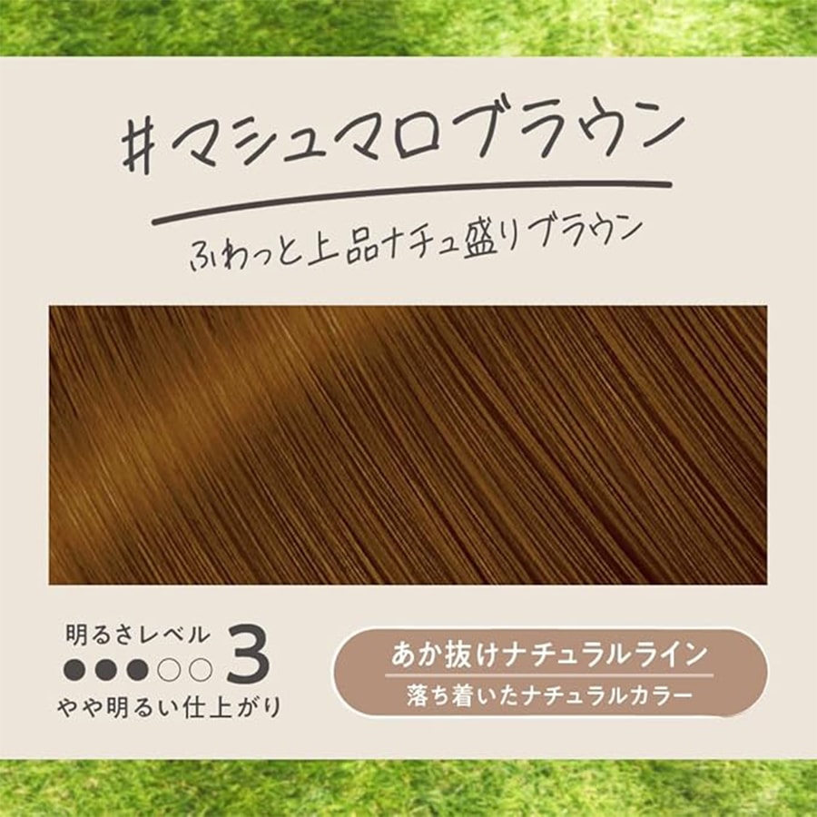 【Expédition directe du Japon】 Kao Liese Mousse Colorante Cheveux Brun Marshmallow 115ml