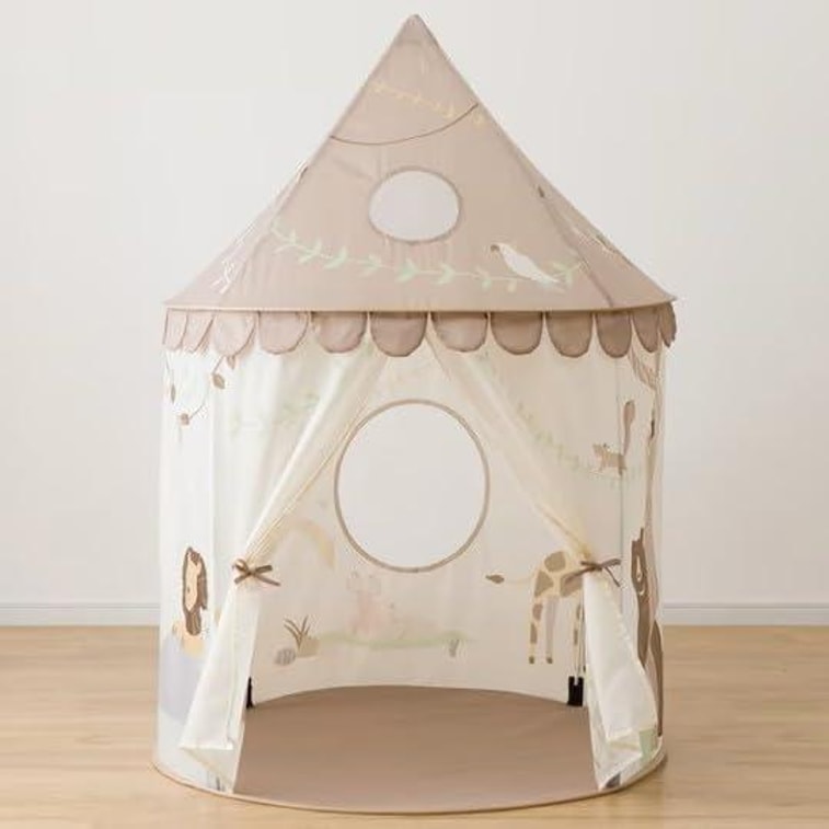 어린이용 텐트 - 야생 동물 디자인, 98 × 98 × 53.9인치 6