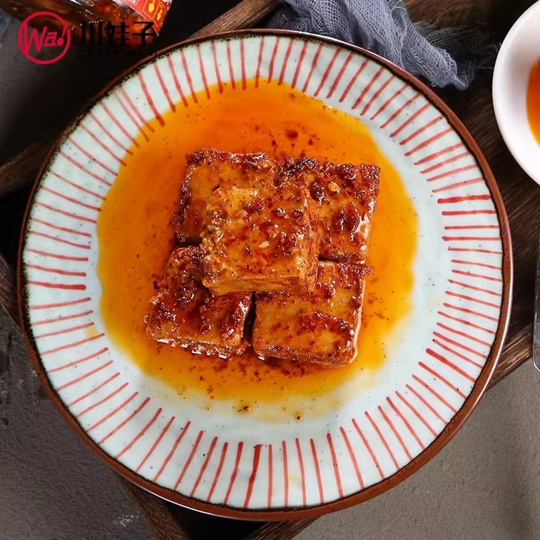 Sichuan Red Oil Fermented Tofu 180-Day Earthen Jar Fermented No Additives Mild & Creamy 220g 6