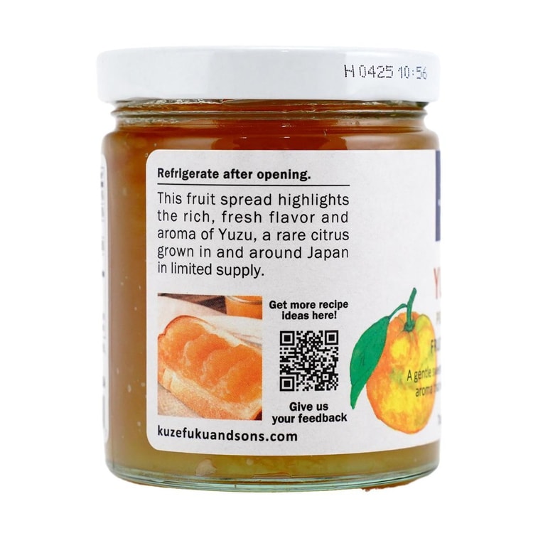 日本KUZEFUKU & SONS久世福商店 柚子果酱 200g【面包冰淇淋涂抹酱】 5