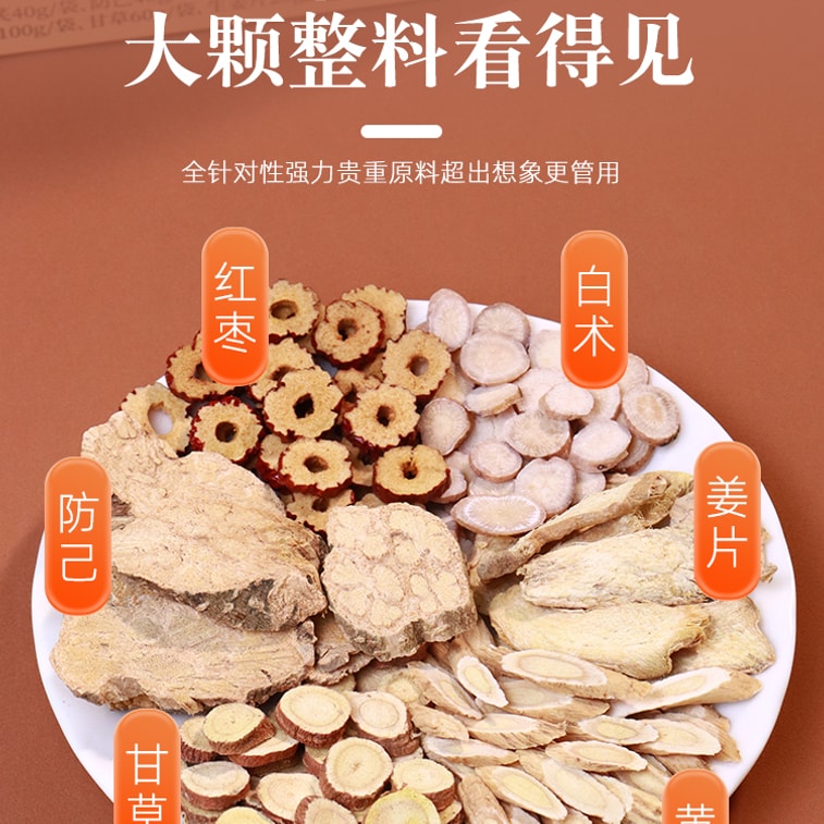 【中國直郵】南京同仁堂 防己黃耆湯 濕人常備 經典古方 倪師推薦 300g/盒 3