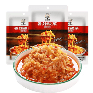 Spicy sauerkraut tip of the tongue 3 Heilongjiang University Northeast sauerkraut shredded meal 60g*5 bags