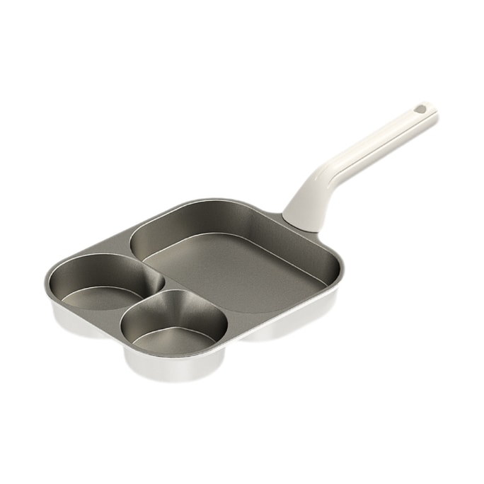Home Steak Frying Pan - Titanium Granite Tri-Ply Non-Stick Pan