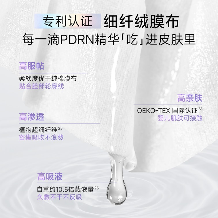 【中国直邮】 敷尔佳 DNA钠水光焕采紧塑面膜 PDRN三文鱼水光灌肤补水紧致面膜贴 28gx5片【补水修护 水光焕肤】【美白淡斑 横扫黄黑红】 5