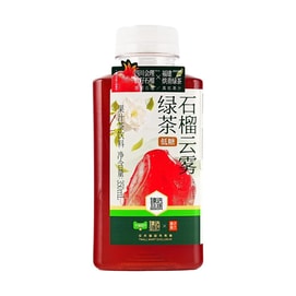 果子熟了 石榴云雾绿茶 低糖果汁茶 350ml【低糖低卡】