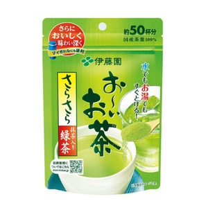 【日本直送】伊藤園 緑茶パウダー ナチュラルインスタント ホット＆コールド 50杯分 40g