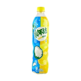 大陆版美年达 汽水 百香果青椰味 600ml