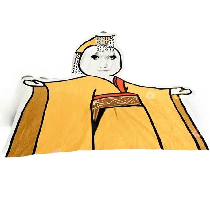 Why don't I kneel down, Emperor Longtu? Nap blanket, bed blanket, 180 * 90cm