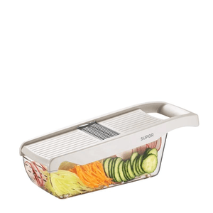 【中国直邮】苏泊尔 切菜神器多功能刨丝器六合一多功能切菜器+护手器+沥水盒*1件