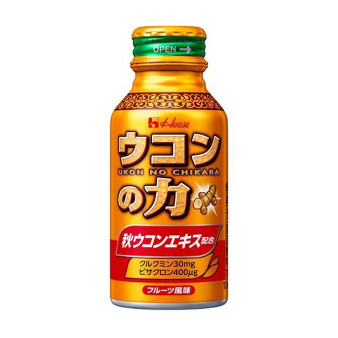 【Expédition directe du Japon】 Japon HOUSE Force de curcuma Boisson au curcuma 100ml