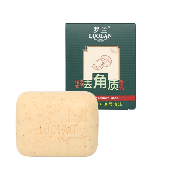 Roland Soap Core Shell Particle Chicken Skin Scrub Face Wash Bath Full Body Handmade Soap 120g * 1 piece
