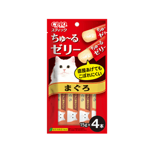 [일본 직배송] CIAO 츄루 고양이 간식, 참치맛, 15g x 4개입