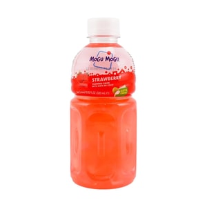 泰国MOGU MOGU 果汁椰果饮料 草莓味 320ml【Seventeen代言】