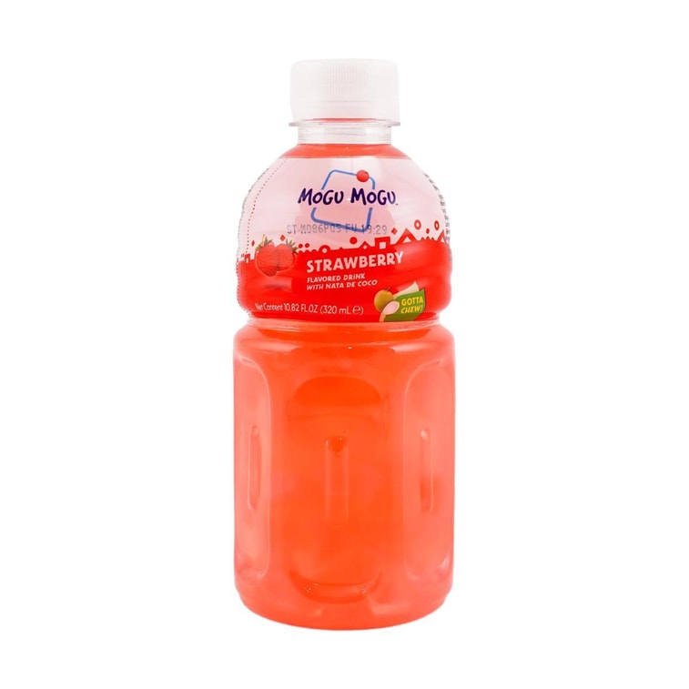 泰國MOGU MOGU 果汁椰果飲料 草莓口味 320ml 3