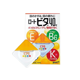 일본 로토 비타 40a 비타민 마일드 너리싱 점안액 12ML