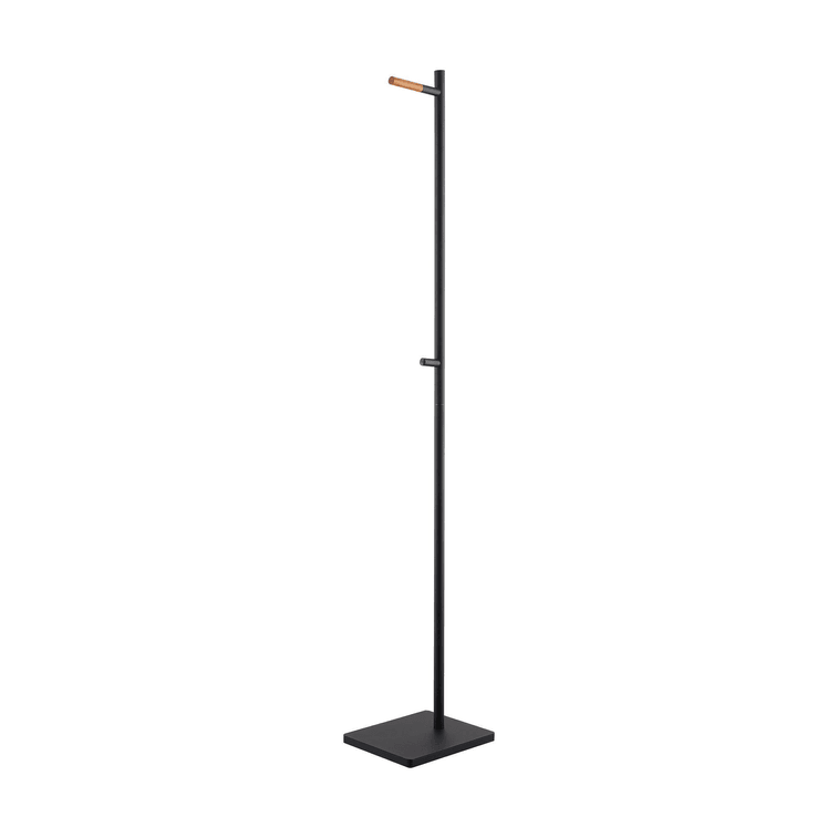 Coat Rack (63.98 H) - Steel + Wood Black 14