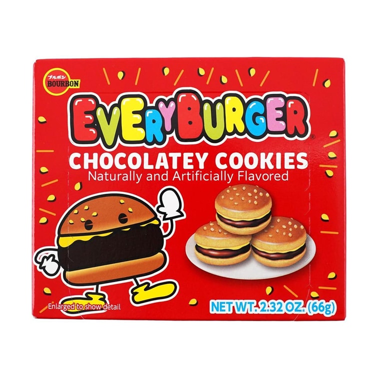 ミニエブリバーガーチョコレートクッキー、2.32オンス 6