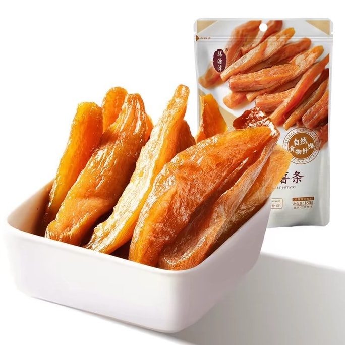 Sweet Potato Sticks Dried And Steamed, Homemade Snack, No Additives, Individually Packed, 180g Per pack