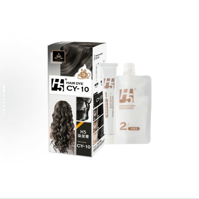 H5 Hair Dye Cream Hazelnut Ash Brown Cold Brown Hair Dye Pure Plant Black Teal 170m