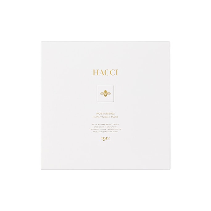 【日本直送】HACCI ハニーモイスチャライジングマスク 6枚入