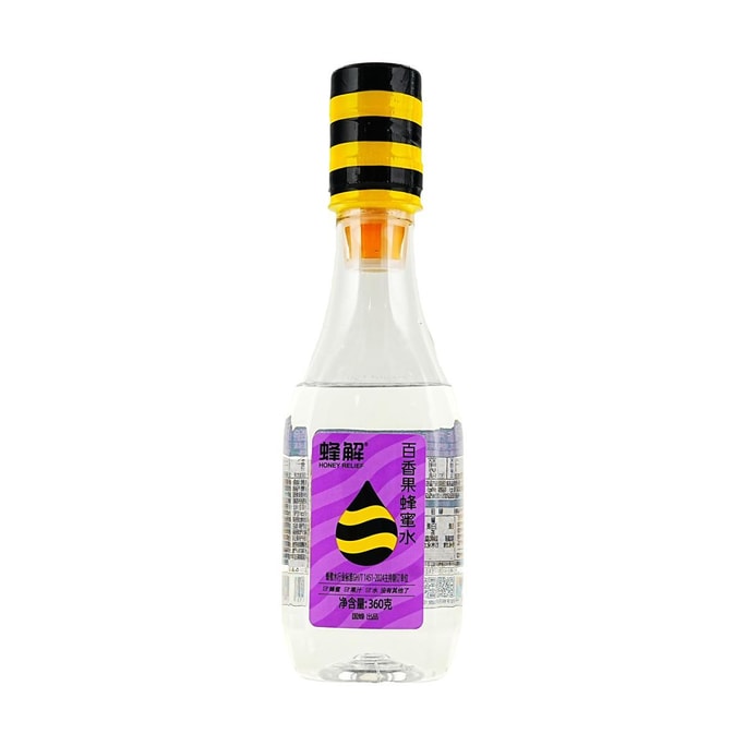 Passion Fruit Honey Drink, 12.17 fl oz【No Additives】