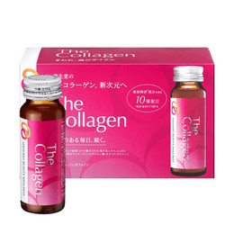 日本SHISEIDO资生堂 1000mg胶原蛋白口服液 美容护肤饮品 双重美肌 50ml*10瓶入