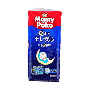 Unicharm MOONY MamyPoko x Doraemon  Nighttime Pull-Up Pants Size Big 12-22kg  28 pcs