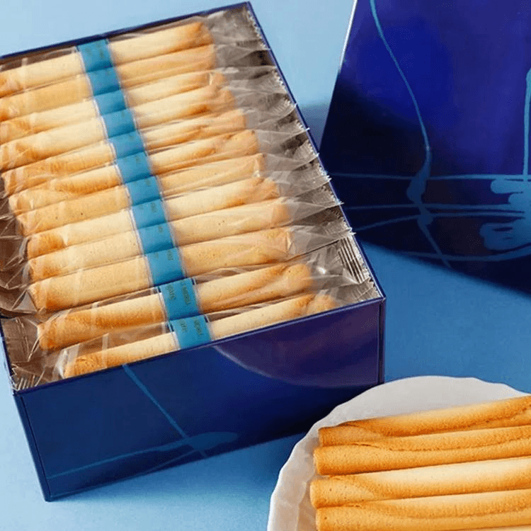 Hokkaido Handmade Butter Cookies Egg Rolls 48pcs