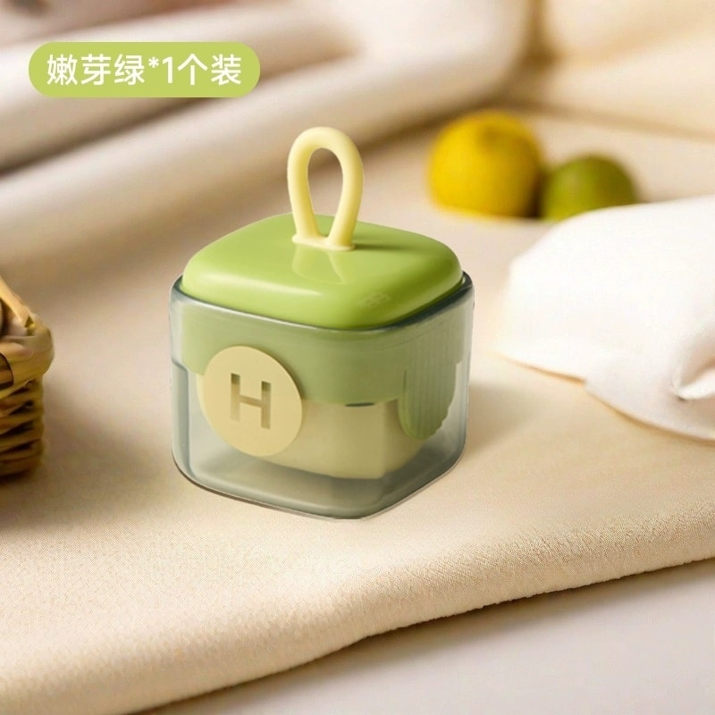 亲太太 可水洗粘毛器 衣物强力除灰去毛方形便携式黏毛器  抹茶绿 一个装