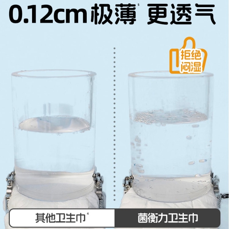 她研社 衛生巾新款菌衡力弱酸抑菌親膚超薄透氣日用240mm 7片裝