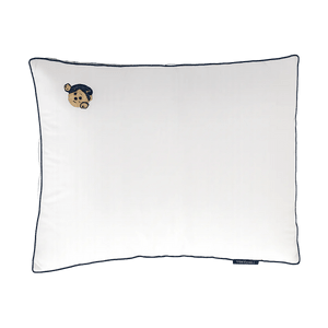 Premium Soybean Neck Support Pillow Blue Cotton Class A Skin-Friendly Pillow 48x74cm