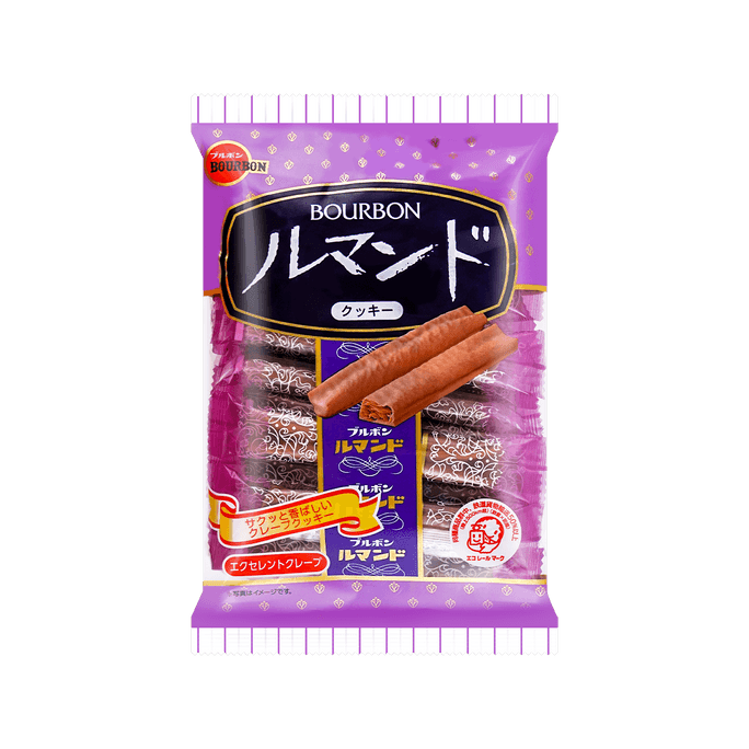 【超好吃】日本BOURBON波路梦 可可奶油千层酥脆卷 88g