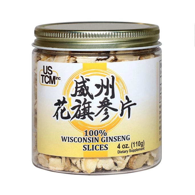 USTCM 纯正威州花旗参片 4oz
