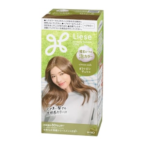 Liese Bubble Color Citron Ash Hair Color for Black Hair 