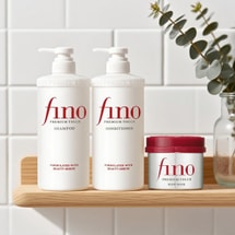 フィーノ シャンプー 500ml | コンディショナー 500ml | ヘアマスク 230g - ダメージケア ディープリーナリッシュ【バリューパック】