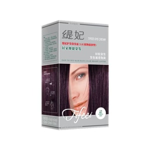 Tifei Hair Dyeing Cream 142ml * 2 Boxes Purple Red Color. 【 Special Research On Damaged Hair Quality 】 Dual Protein Pla