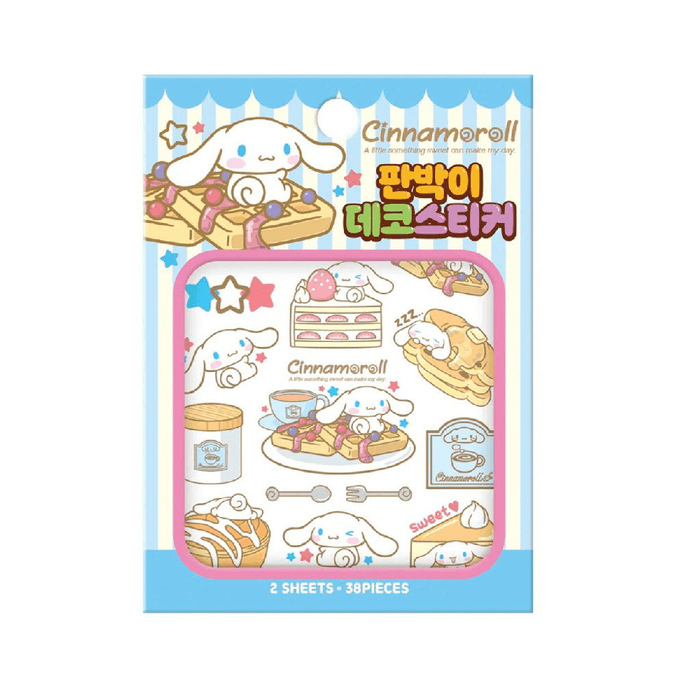 韩国SANRIO Characters Cinnamoroll 装饰贴纸 1p