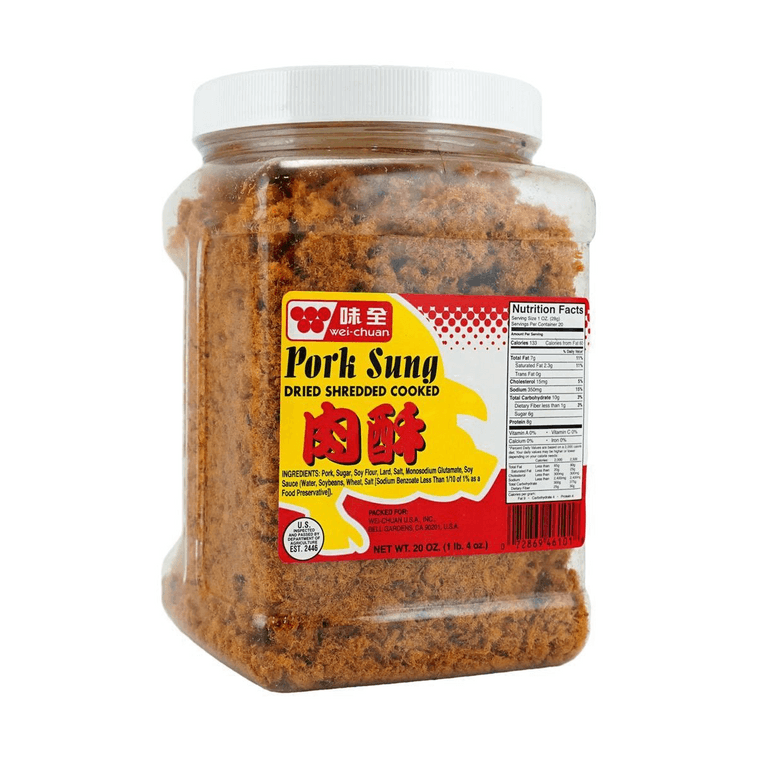 러우쑤 돼지고기 육포가루 고운타입 20 oz 4