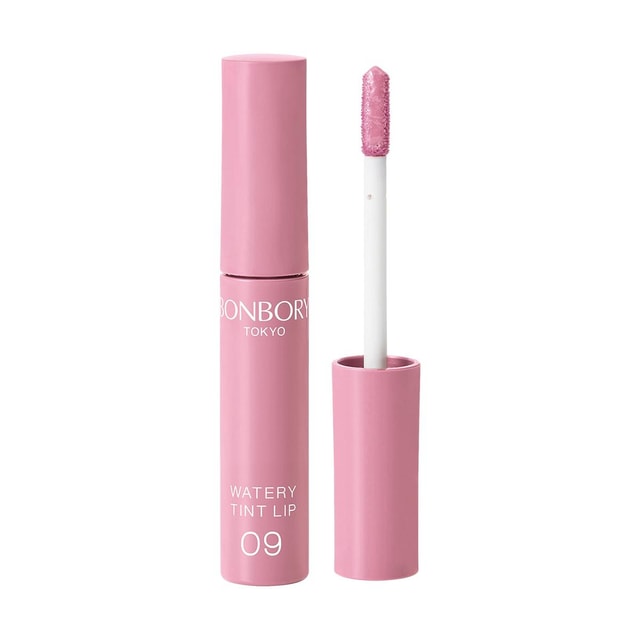 BONBORY Watery Lip Gloss, #09 Peony Pink【Dewy Youthful Lips