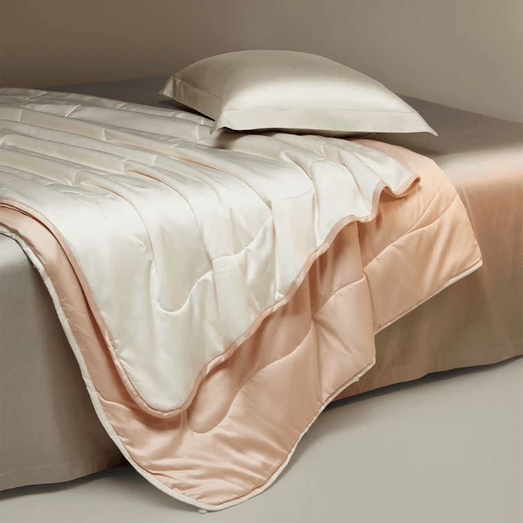 【中國直郵】羅萊家紡 竹露清荷 可水洗蠶絲四季被 220*250cm King size 13