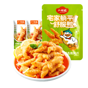 XiaoHuYa Lemon Spicy Boneless Chicken Feet 250g