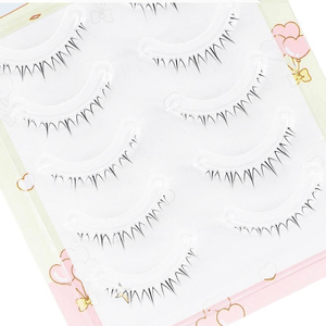 [중국 직배송] 드림 디어 투명 속눈썹 연장, 한 장 전체, 순수하고 매혹적인 만화 스타일, 아주 자연스러운 작은 불꽃 인조 속눈썹 W-41*1개