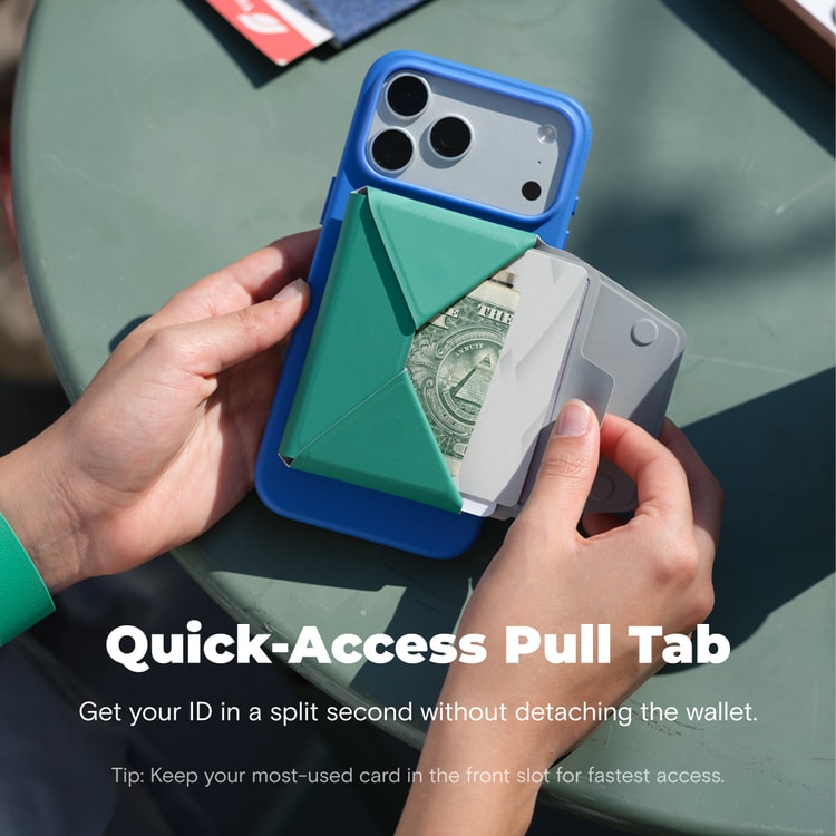Magsafe Wallet, 8-Card Holder, Snap Field Wallet, Pull To Access