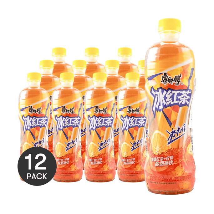 【Value Pack】Lemon Iced Tea - 12 Bottles* 16.9fl oz