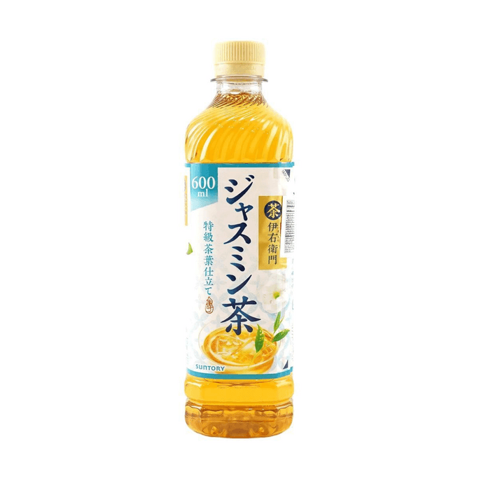 日本SUNTORY三得利 伊右衛門 茉莉花綠茶飲料 600ml 新舊版本隨機發