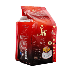 日本KEY COFFEE  摩卡风味挂耳咖啡 10枚入 80g 